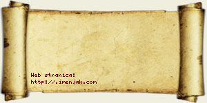 Mia Janjić vizit kartica